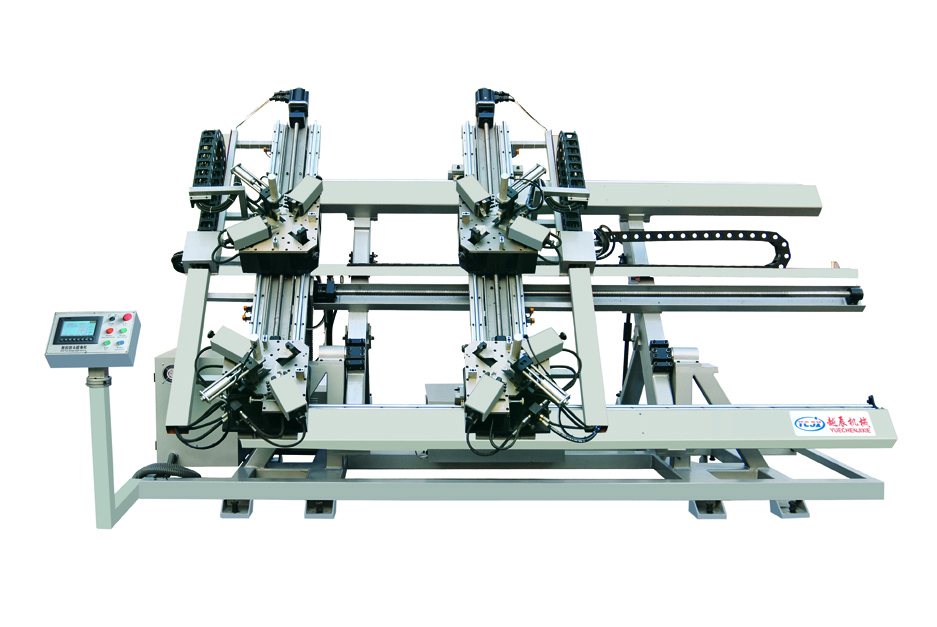 鋁門窗數(shù)控四頭組角(jiǎo)機